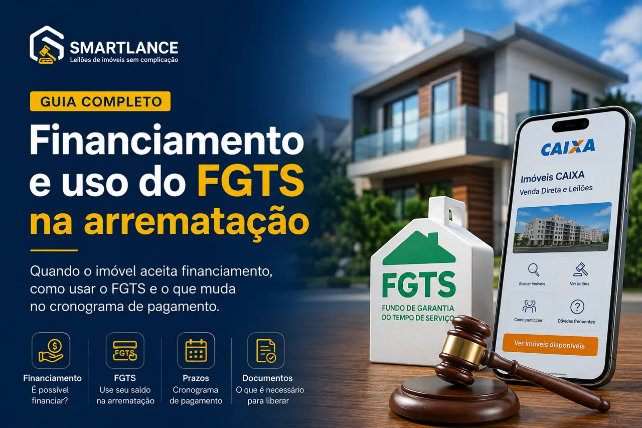 Financiamento e uso do FGTS na arrematação