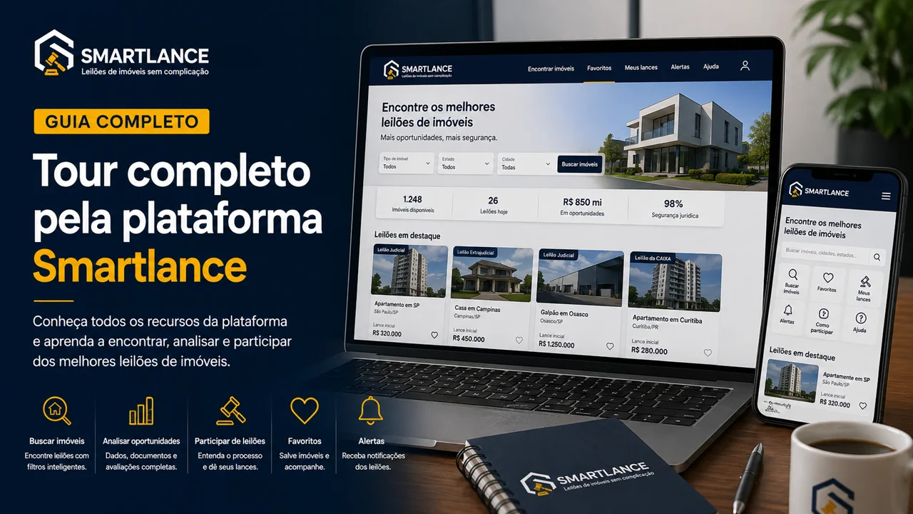 Tour completo pela plataforma Smartlance